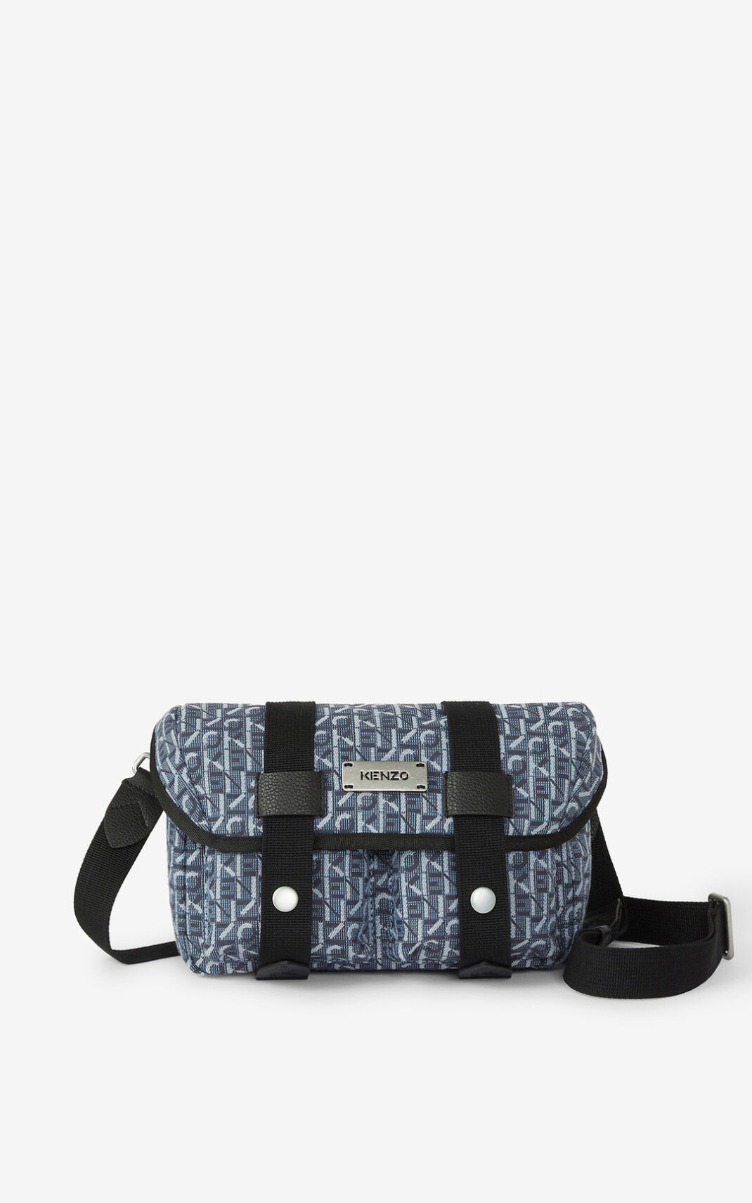 Riñonera Kenzo Courier jacquard Mujer Azul Marino Azules TEA465902